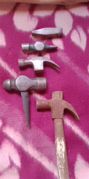 Mixed Blacksmiths hammer heads 