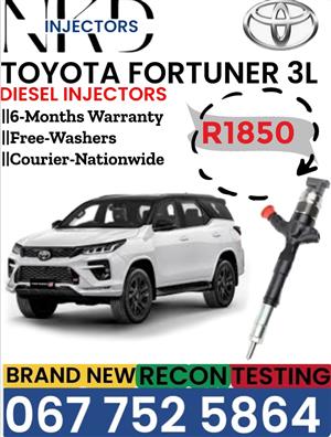 Toyota Fortuner 3L Diesel injectors 