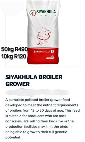 Chicken grower pellets