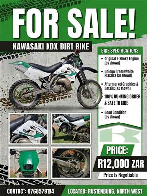 KDX 200 CC 2005 MODEL