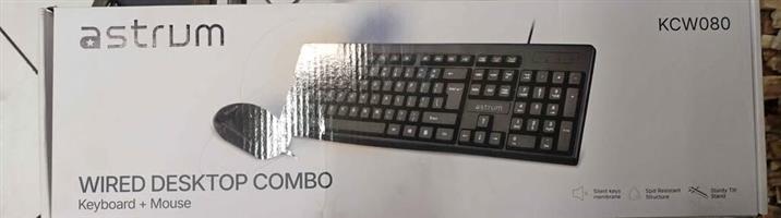 Astrum keyboard and mouse brand new