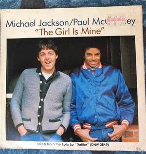 MICHAEL JACKSON /PAUL MCCARTNEY -  THE GIRL IS MINE 45 RECORD 