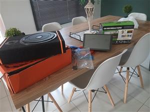 9 inch android singel din radio and subwoofer amp combo