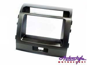 Radio Fascia Trim Plate for Toyota Land Cruiser VX-100 Double Din