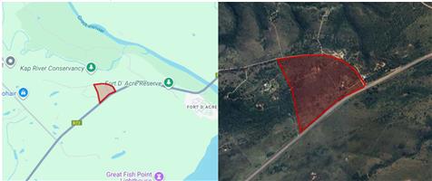 Scenic coastal farm with development potential