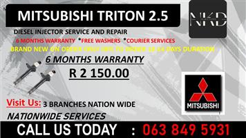 MITSUBISHI TRITON 2.5 DIESEL INJECTORS UVONGO KWAZULU NATAL 