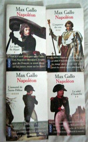 French Napoleon Books x4  by Max Gallo  