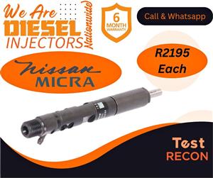 Micra diesel injectors