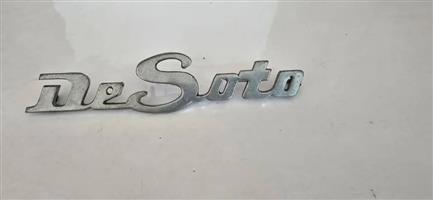 1946-52 Desoto Hood badge