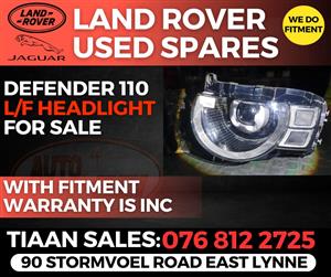 L/F DEFENDER 110 HEADLIGHT CONTACT F/PRICE