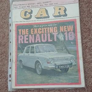 CAR megazine 1960s. new condition.