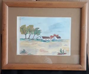 COLLECTION OF 5 FRAMED WATERCOLOURS