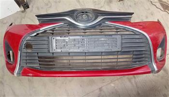 TOYOTA YARIS 2016 FRONT BUMPER WITH MAIN GRILL FOR SALE