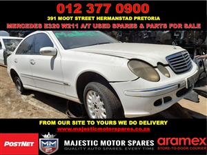 Mercedes Benz E320 W211 stripping for used spares for sale