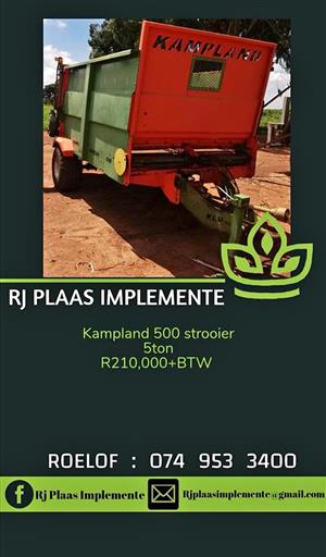 Kampland 500 strooier 5 ton