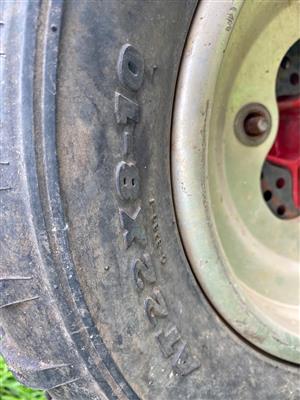 Tyres 22 x 10 - 8. Meyerton bike scrapyard new and secondhand spares and accessories.