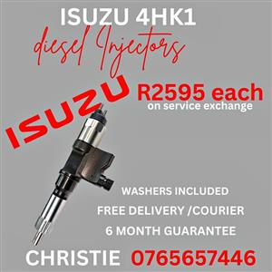 ISUZU 4HK1 DIESEL INJECTORS FOR SALE