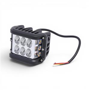 Universal Square 12 LED 36w Spotlight with Amber Indicator - 4×3″ (Each)