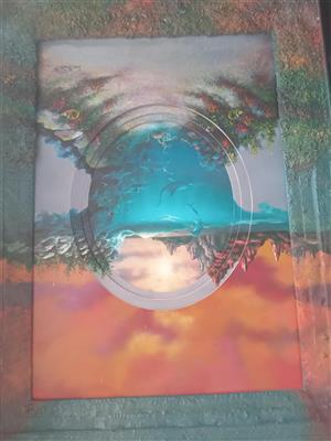 beautiful wall art size 1.5m x 1m
