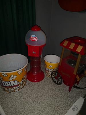 Popcorn and Gumball machine for sale