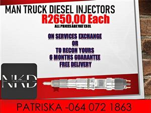 MAN TRUCK DIESEL INJECTORS FOR SALE