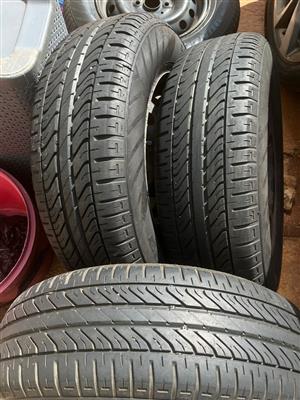 Tyres and steel rims
