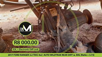 2017 FORD RANGER 3.2 TDCi 4x2  AUTO WILDTRAK REAR DIFF w. EDL [Ratio = 3.73]