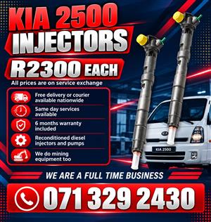 KIA 2500 2.5 INJECTORS FOR SALE WITH WARRANTY 