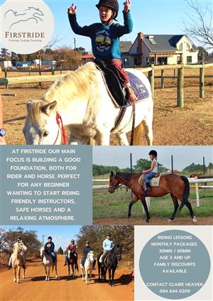 Horse Riding lessons