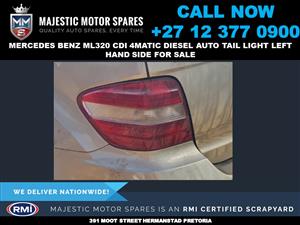 Mercedes Benz Merc ML320 cdi diesel gold tail light left hand side for sale