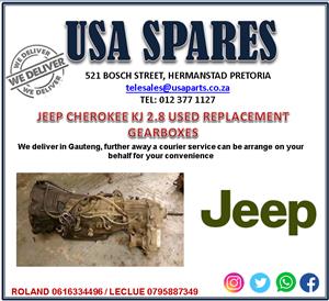 JEEP CHEROKEE KJ 2.8 USED REPLACEMENT GEARBOX