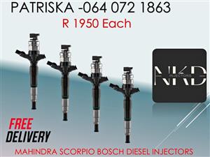 MAHINDRA SCORPIO BOSCH DIESEL INJECTORS FOR SALE