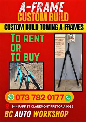 Aframe towing for sale / to rent