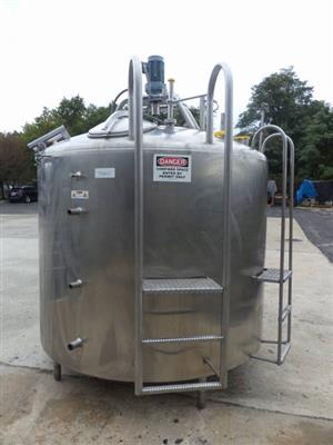 Stainless Steel Jacketed Processor With Sweep & Pitch Bladed Agitation