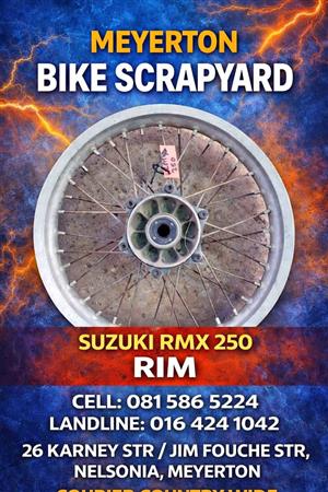Suzuki RMX 250 rim.