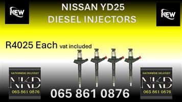 NEW DIESEL INJECTORS FOR SALE FOR NISSAN NAVARA YD25