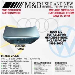 Boot Lid (Second Hand) Suitable for Mercedes-Benz S-Class W