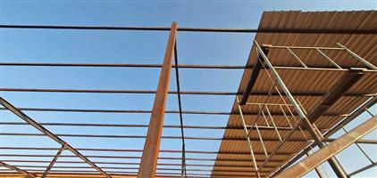 Steel structures and roofing sheets