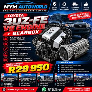 Toyota 3UZ-FE V8 Engine 