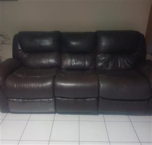 leather lounge suite