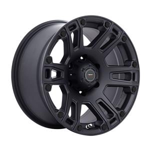 17″ A-Line Dagger 6/139 Satin black Alloy Wheels