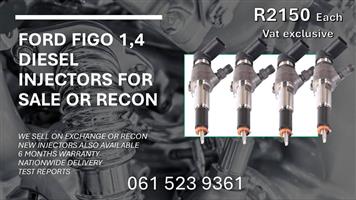 FORD FIGO 1.4 DIESEL INJECTORS-FREE COURIER NATIONWIDE