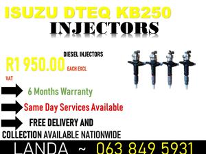 ISUZU DTEQ KB250 INJECTORS 