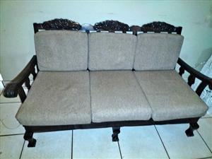 Imbuia Solid wood lounge set.