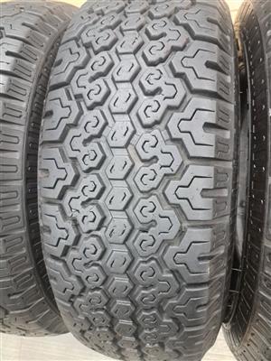 A set of 245/75/15 Dunlop tyres 