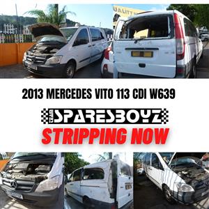 We are stripping 2013 Mercedes Vito 113 CDI W639