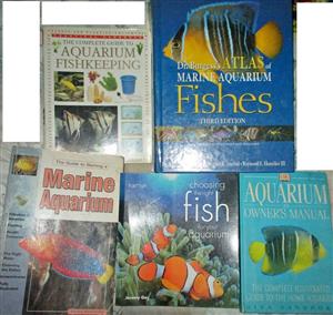 Aquarium Books x 5