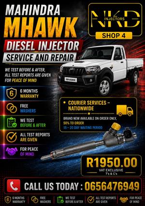 Mahindra_MHAWK_Diesel_Injectors_On_Recon 