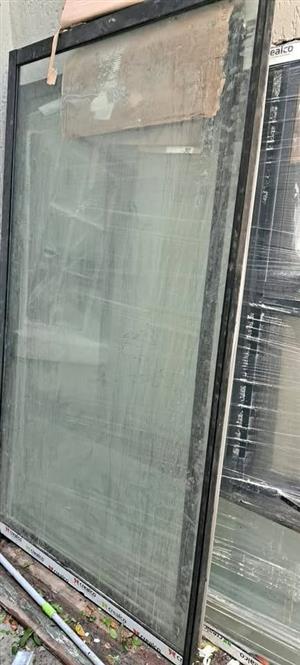 2 X Full double glass door/panel Shatterproof -