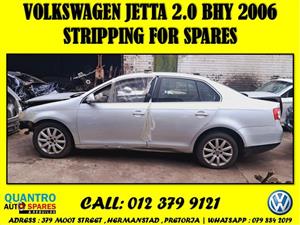Volkswagen Jetta 2.0 BHY 2006 Stripping For Spares 